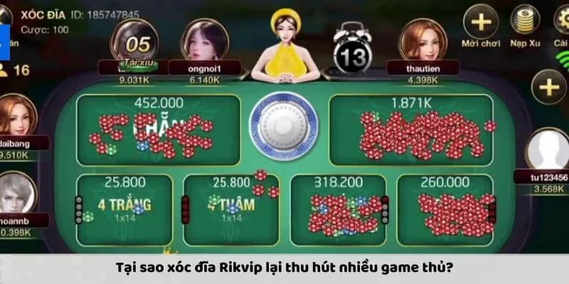 Lợi ích khi chơi xóc đĩa Rikvip