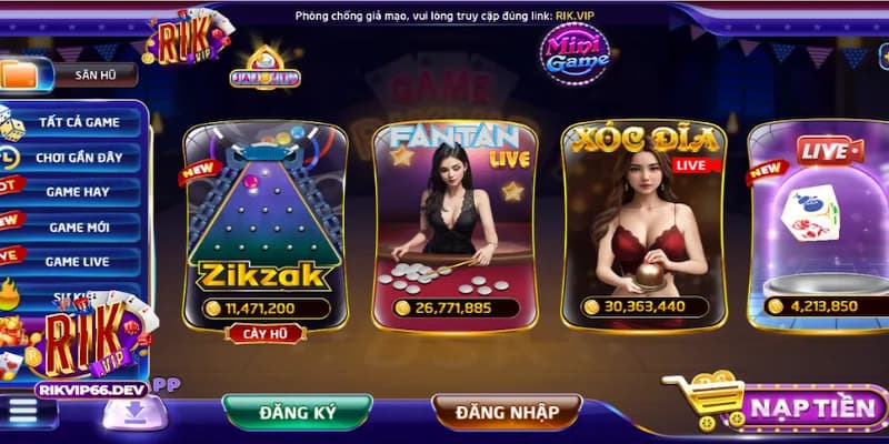 Lý do bạn nên chọn Casino Online Rikvip